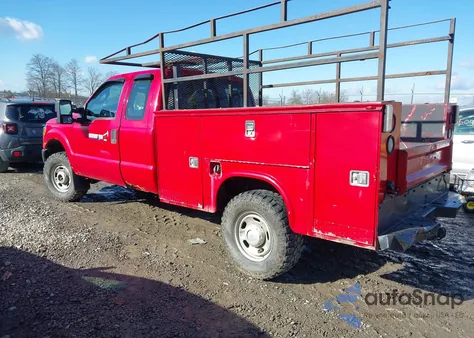 2011 Ford F-250 Xl из США, поврежденный, VIN 1FD7X2B60BEA63639